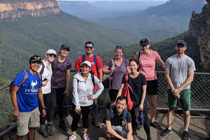Adventurous Blue Mountains hike up the iconic Three Sisters - The big climb: emerging right beneath the Three Sisters