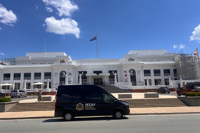 Canberra Private Tour from Sydney - Parliament of Australia: the democracy tour begins with iconic architecture