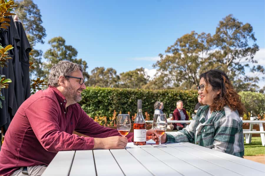From Sydney: Award-Winning Hunter Valley Wine & Cheese Tour - Lunch in Pokolbin: lakeside, relaxed, and actually timed well