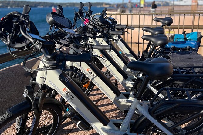 Guided Electric Bike Tour of Sydney with Bluetooth helmets - Starting in Surry Hills, then rolling into Pyrmont’s harbor world