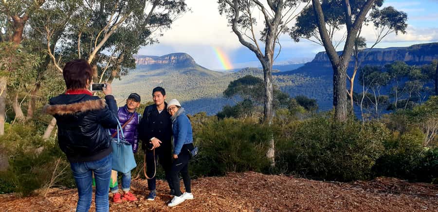 Katoomba: Blue Mountains Full-Day Hop-On Hop-Off Bus Tour - Furber Steps into Jamison Valley: the stairs that make it real