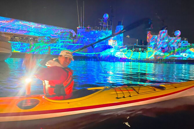 Moonlight Sea Kayaking Experience in Sydney's VIVID Festival - The route: Maritime Museum to Darling Harbour, then back