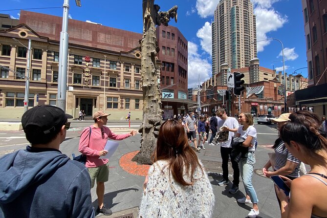 Private Full Day Sydney Highlights Tour - Kings Cross: fountains, the Coca-Cola sign, and a taste of modern Sydney