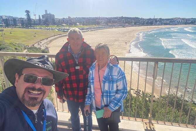 Private Full Day Sydney Highlights Tour - Bondi Beach: famous sand, Pavillon time, and a coffee break