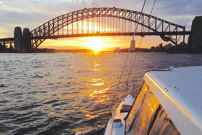 Private Sunset Cruise on Sydney Harbour for up to Four Guests - What’s Included: Sparkling Wine, Cheese Platter, and BYO