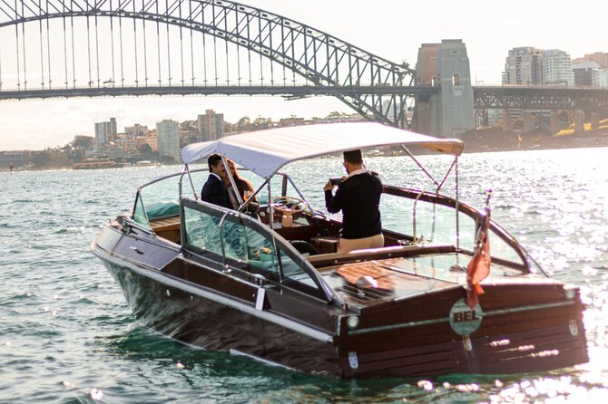Private Sunset Cruise on Sydney Harbour for up to Six Guests - Woolloomooloo finger wharf and Garden Island naval views