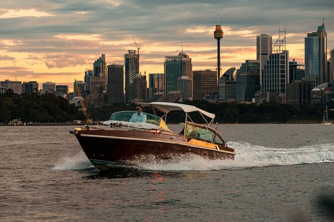 Private Sydney at Night Cruise for two guests - Meeting point: where you board at Darling Harbour