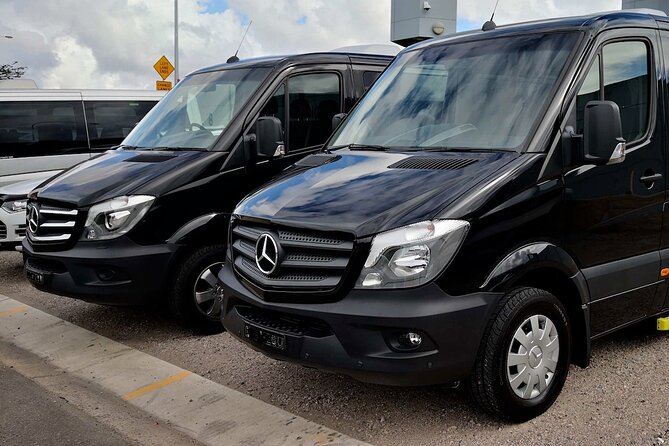 Private Transfer FROM Sydney CBD to Sydney Airport 1 to 5 people - Price and Value: $136.28 Per Vehicle for Up to 5 People