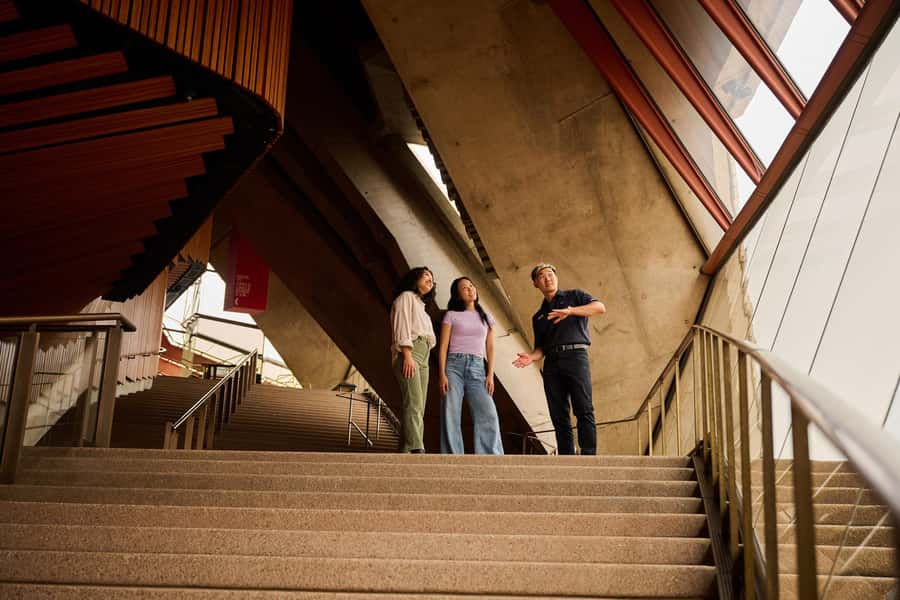 Sydney: 1-Hour Opera House Tour with Meal and Drink - Entering under the sails: the magic is structural, not mystical