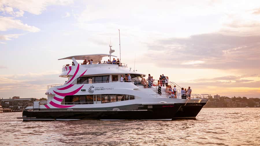 Sydney: 3-Course All Inclusive Dinner Harbour Cruise - King Street Wharf No. 8: where your Sydney Harbour night starts