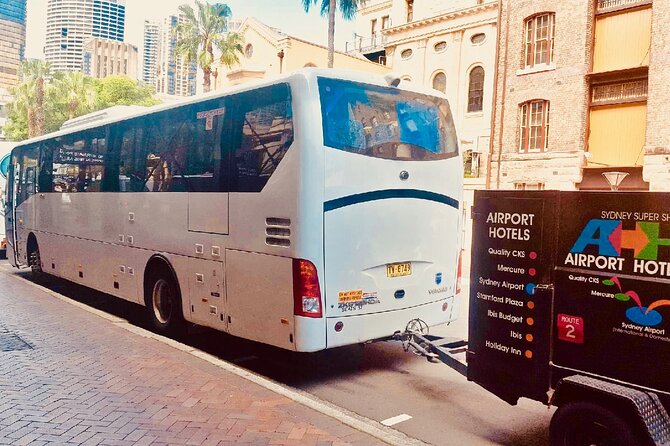 Sydney Airport to Sydney CBD shared ride seat in vehicle shuttle transfer - Price and ride time: why this transfer feels like good value