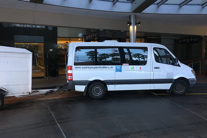 Sydney Airport to Sydney CBD shared ride seat in vehicle shuttle transfer - Riding shared: what comfort you get and what you give up