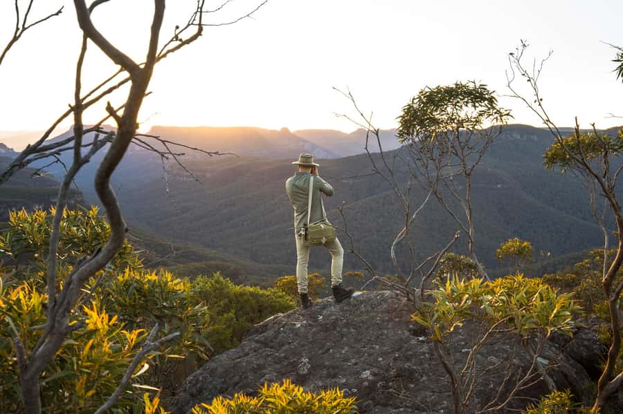 Sydney: Blue Mountains Kangaroos, Wilderness and Sunset Tour - Three Sisters, Govetts Leap, and the canyon-country focus