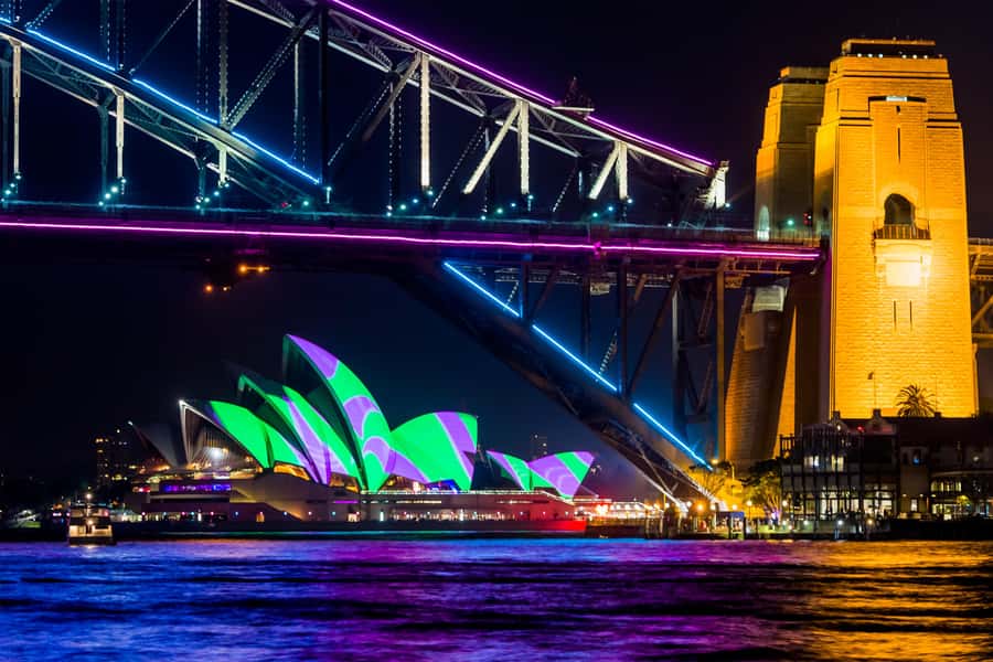 Sydney: Bring Your Own Drinks Vivid Harbour Cruise - Why a small catamaran beats the big-boat Vivid scene