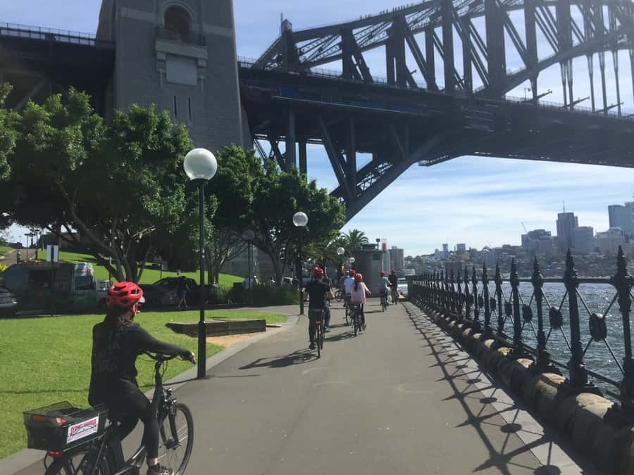 Sydney: Guided Harbour E-Bike Tour - Domain to Mrs Macquarie’s Chair: the Opera House viewpoint that sticks