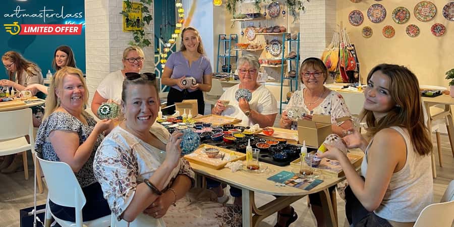 Sydney: Mosaic Art Classes - Turkish Lamp Workshop - How the 150-minute class usually flows (and what you’ll do)