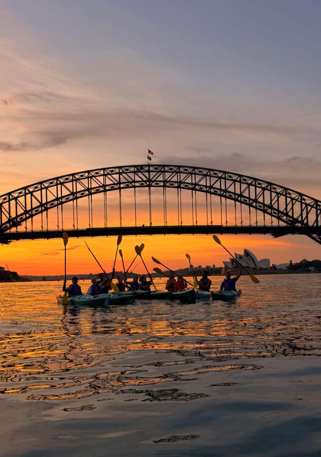 Sydney Sunrise Kayak Tour on Sydney Harbour - Under the Harbour Bridge: The Big Photo Moment