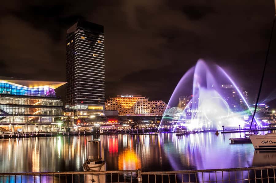 Sydney: Vivid Festival of Light Harbor Cruise with Dinner - The Dinner Setup: Buffet Meal, Welcome Drink, and a Cash Bar Option