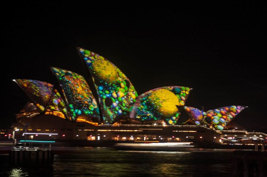 Sydney: Vivid Festival of Light Harbor Cruise with Dinner - Value for About $38: What You Really Get