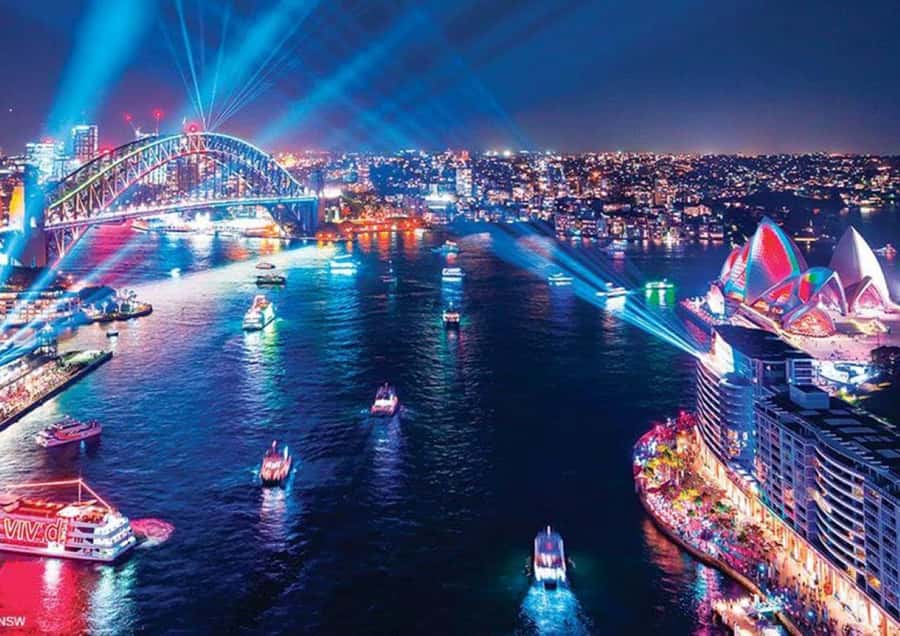 Sydney: "Vivid Sydney" Festival of Light Sightseeing Cruise - A 90-minute Vivid Sydney Cruise That Actually Feels Comfortable