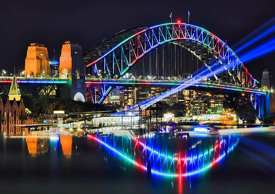 Sydney: "Vivid Sydney" Festival of Light Sightseeing Cruise - The Harbour View: Where the Lights Feel Most Powerful