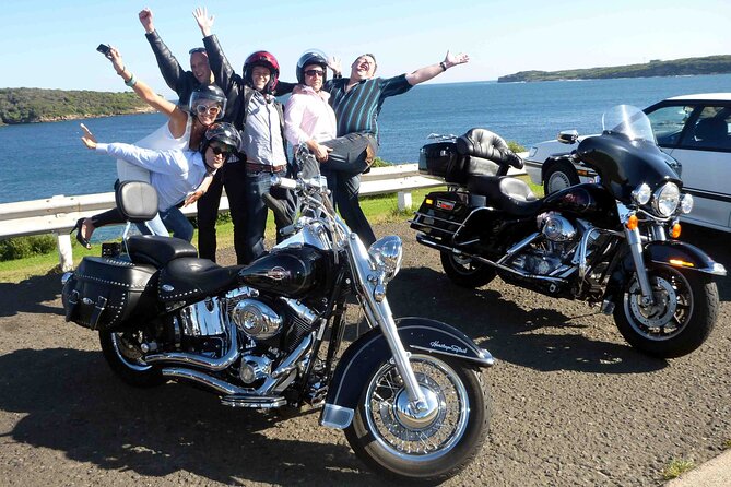 The 3 Bridges Harley Tour - see the main iconic bridges of Sydney on a Harley - Anzac Bridge: seeing the memorial naming in motion